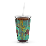 Blesser Bart Clear Plastic Tumbler