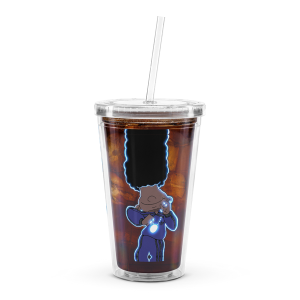 Berry Blues Clear Plastic Tumbler
