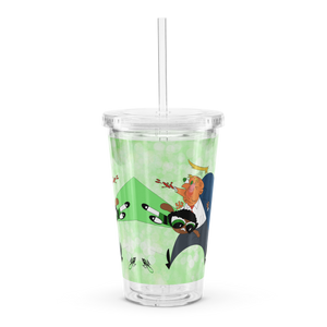 MAWorseA Clear Plastic Tumbler
