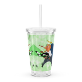 MAWorseA Clear Plastic Tumbler
