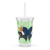 MAWorseA Clear Plastic Tumbler