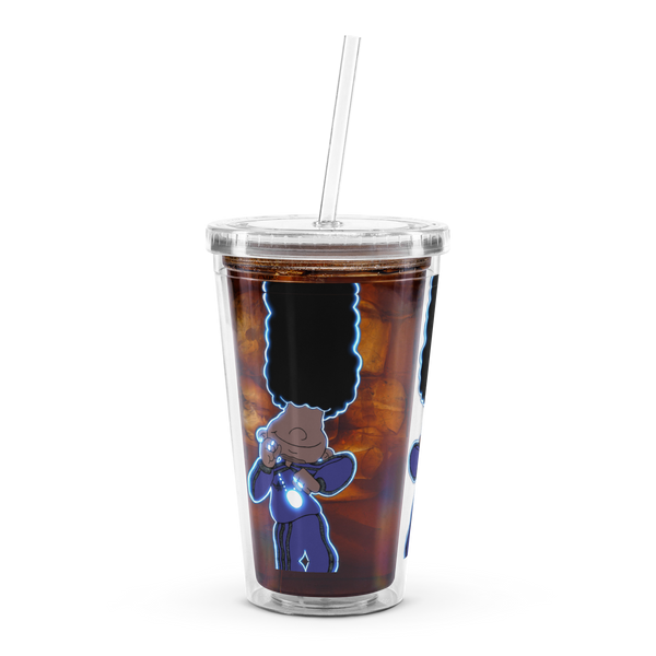 Berry Blues Clear Plastic Tumbler