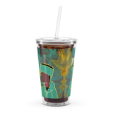 Blesser Bart Clear Plastic Tumbler