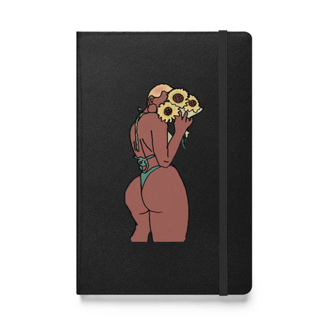 Big Booty Belle Bald Hardcover Bound Notebook