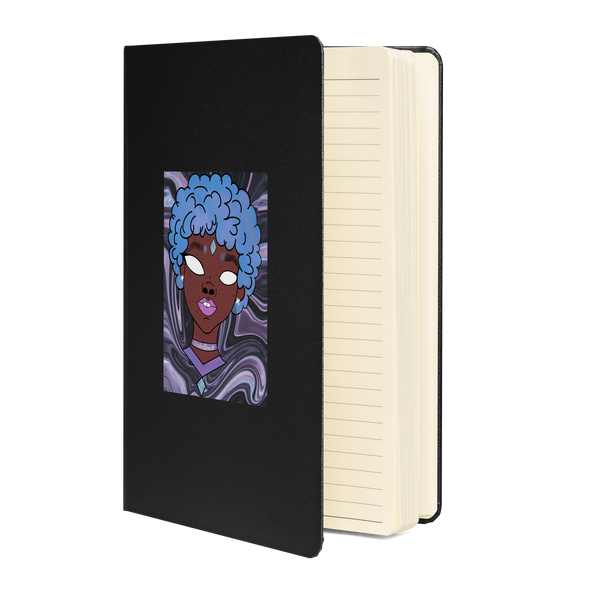 Blue Booberry Hardcover Bound Notebook