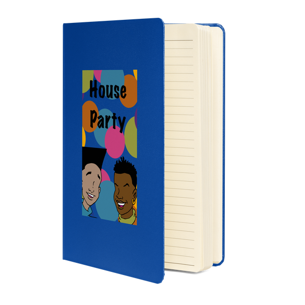Party In The House Hardcover Bound Notebook