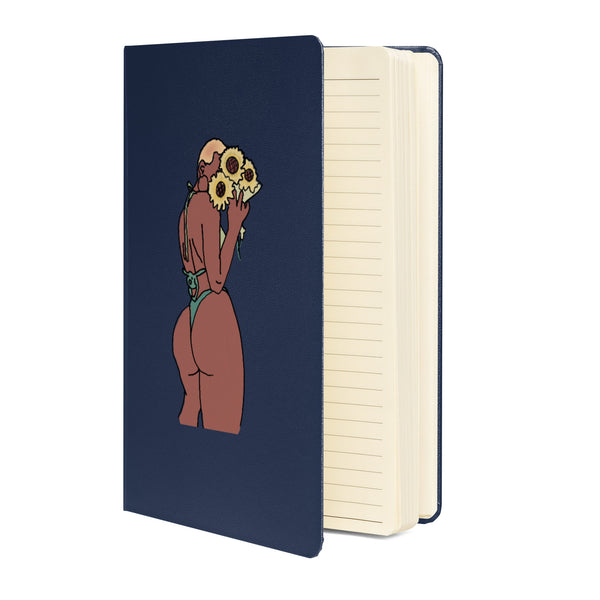 Big Booty Belle Bald Hardcover Bound Notebook