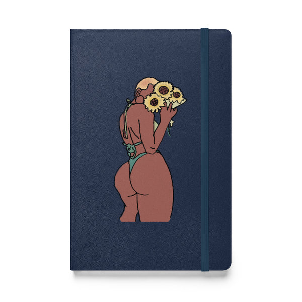 Big Booty Belle Bald Hardcover Bound Notebook