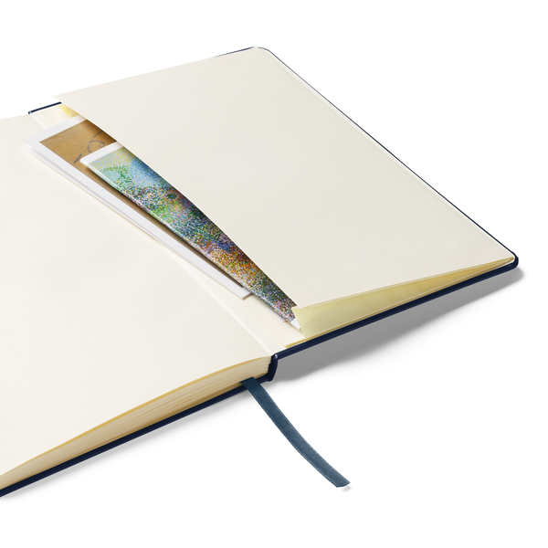 Blue Booberry Hardcover Bound Notebook