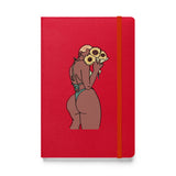 Big Booty Belle Bald Hardcover Bound Notebook