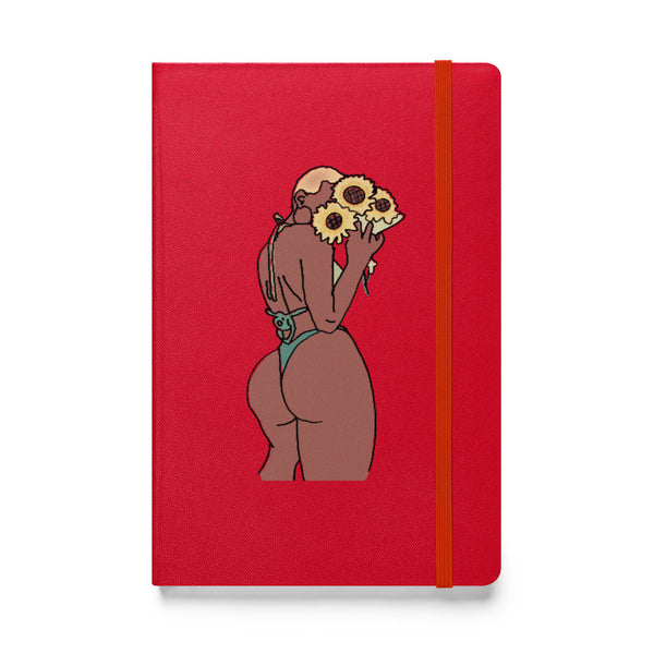 Big Booty Belle Bald Hardcover Bound Notebook