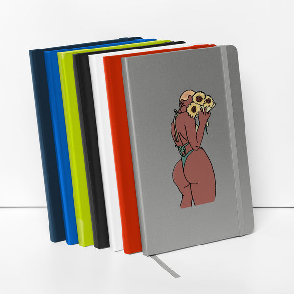 Big Booty Belle Bald Hardcover Bound Notebook