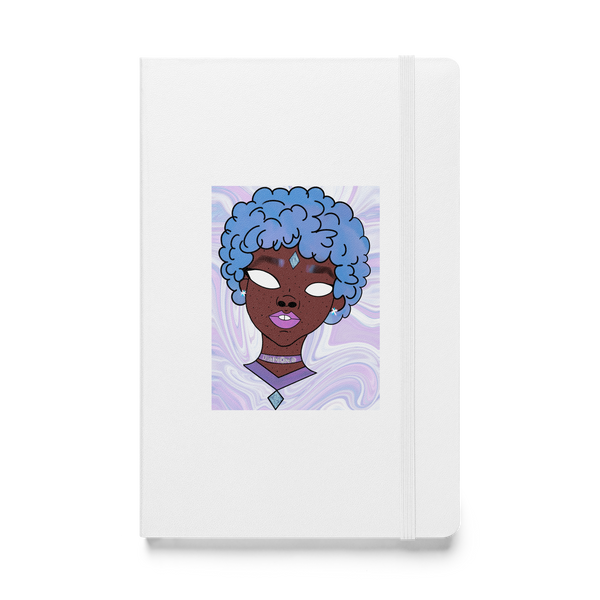 Blue Booberry Hardcover Bound Notebook