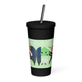 MAWorseAgain Insulated Tumbler With A Straw
