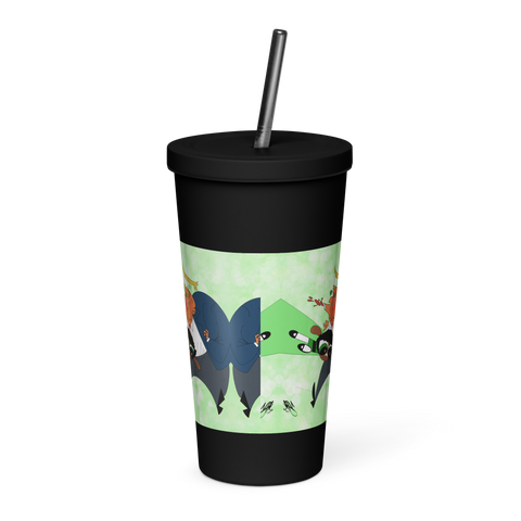 MAWorseAgain Insulated Tumbler With A Straw