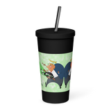 MAWorseAgain Insulated Tumbler With A Straw