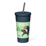 MAWorseAgain Insulated Tumbler With A Straw