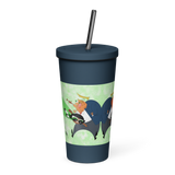 MAWorseAgain Insulated Tumbler With A Straw