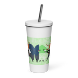 MAWorseAgain Insulated Tumbler With A Straw