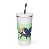 MAWorseAgain Insulated Tumbler With A Straw