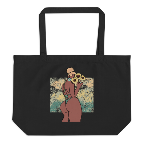 Big Booty Belle Large Organic Tote Bag