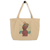 Big Booty Belle Large Organic Tote Bag