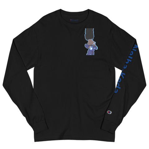 Berry Blues Men's Champion Long Sleeve Shirt