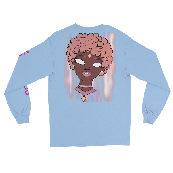 Puffy Pink Long Sleeve T-Shirt
