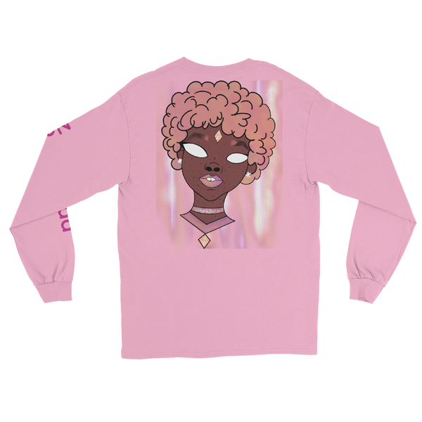 Puffy Pink Long Sleeve T-Shirt