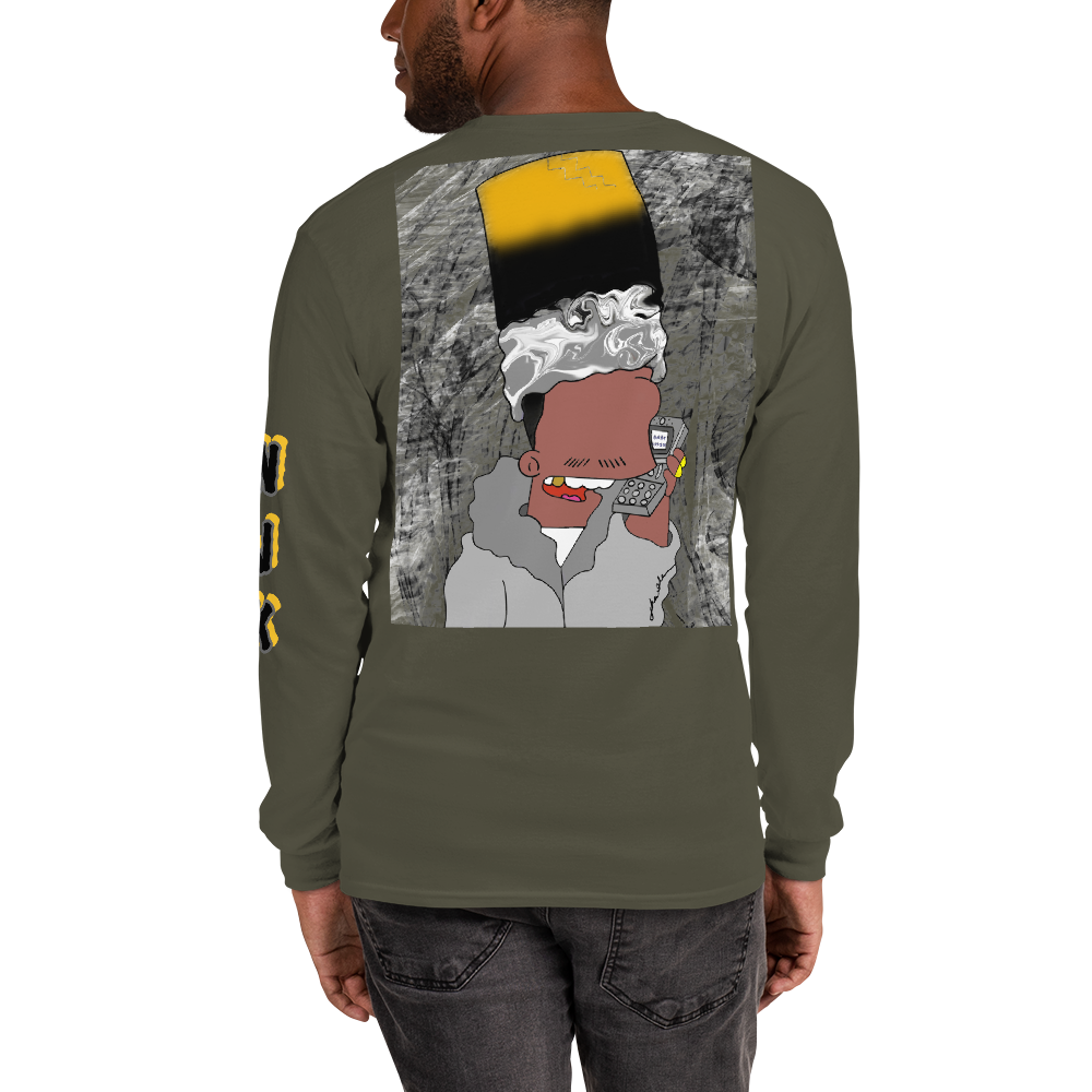Silvah Surfah Bart Men’s Long Sleeve Shirt