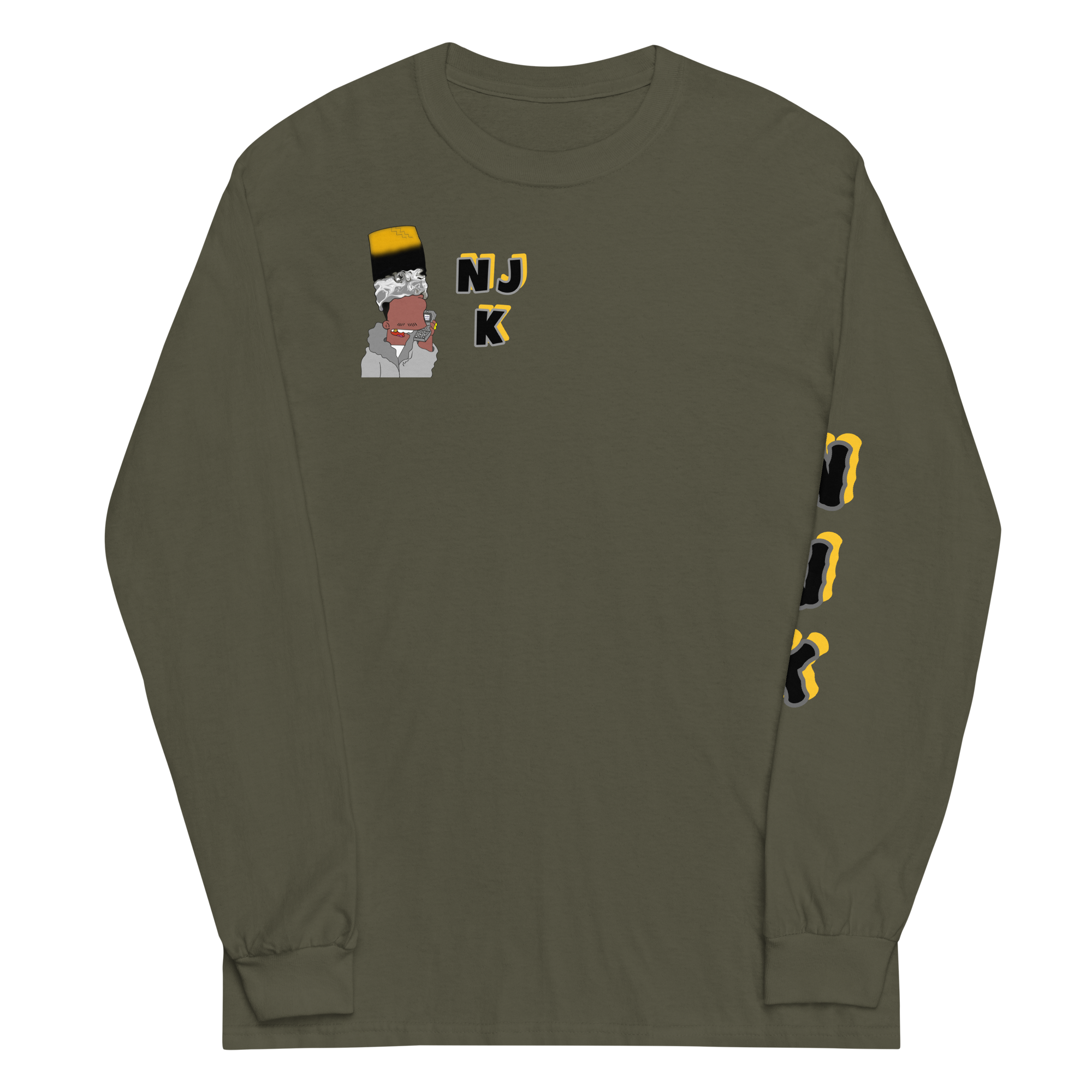 Silvah Surfah Bart Men’s Long Sleeve Shirt