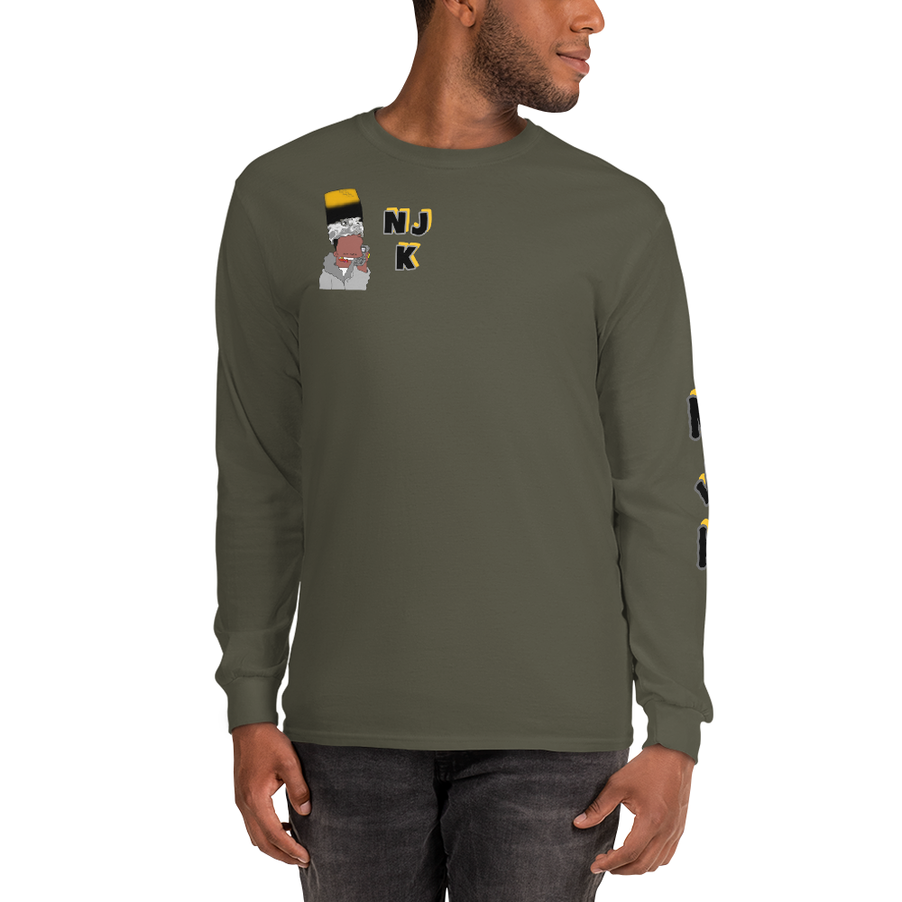 Silvah Surfah Bart Men’s Long Sleeve Shirt
