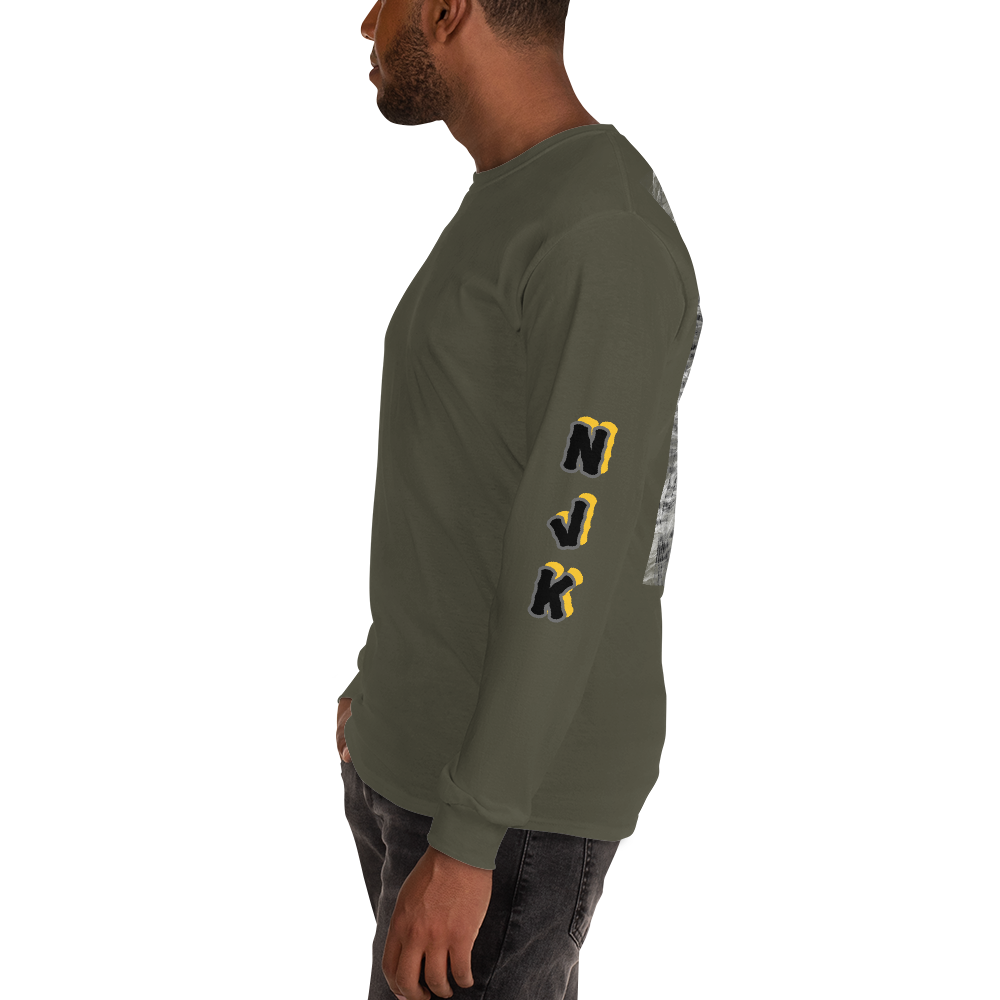 Silvah Surfah Bart Men’s Long Sleeve Shirt