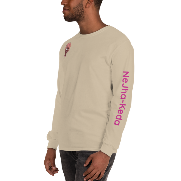 Puffy Pink Long Sleeve T-Shirt