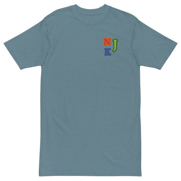 True Pride Men’s Embroidered Premium Heavyweight Tee