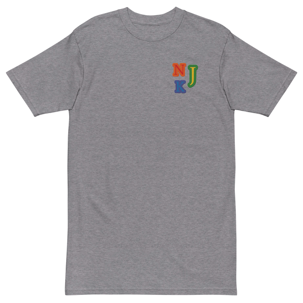 True Pride Men’s Embroidered Premium Heavyweight Tee