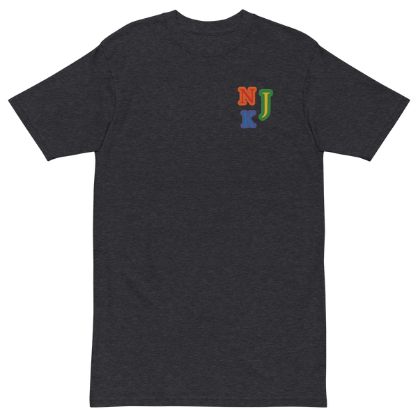 True Pride Men’s Embroidered Premium Heavyweight Tee