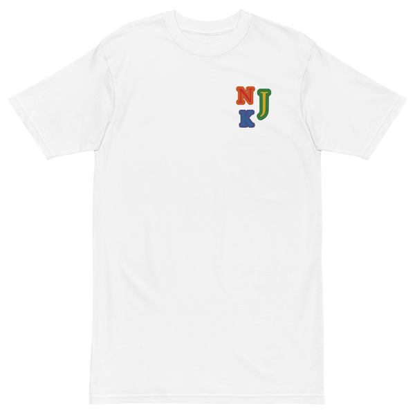 True Pride Men’s Embroidered Premium Heavyweight Tee