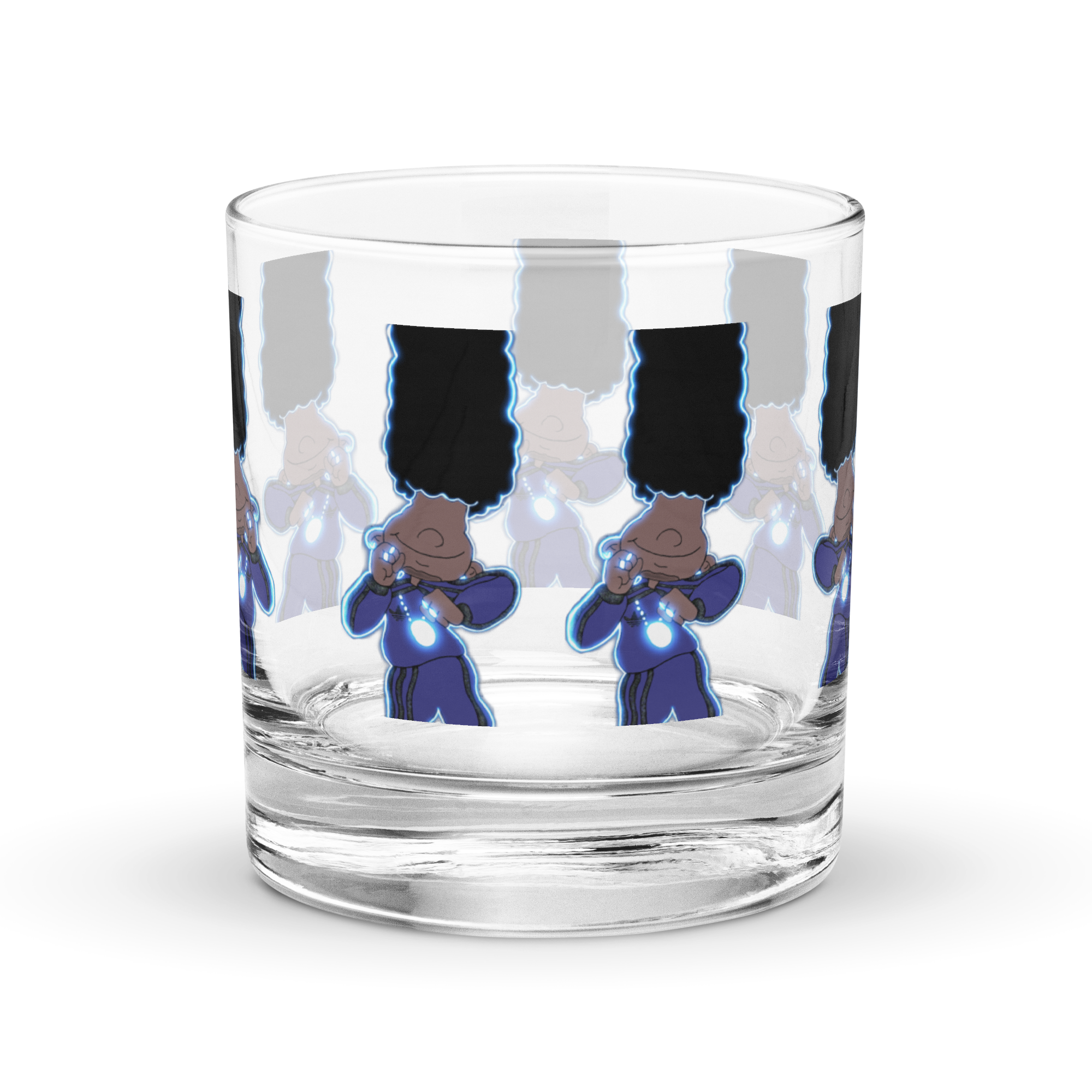 Berry Blues On The Rocks Glass