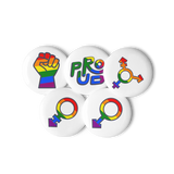 Queers Set Of Pin Buttons