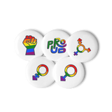 Queers Set Of Pin Buttons