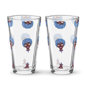 Blue Booberry Shaker Pint Glass