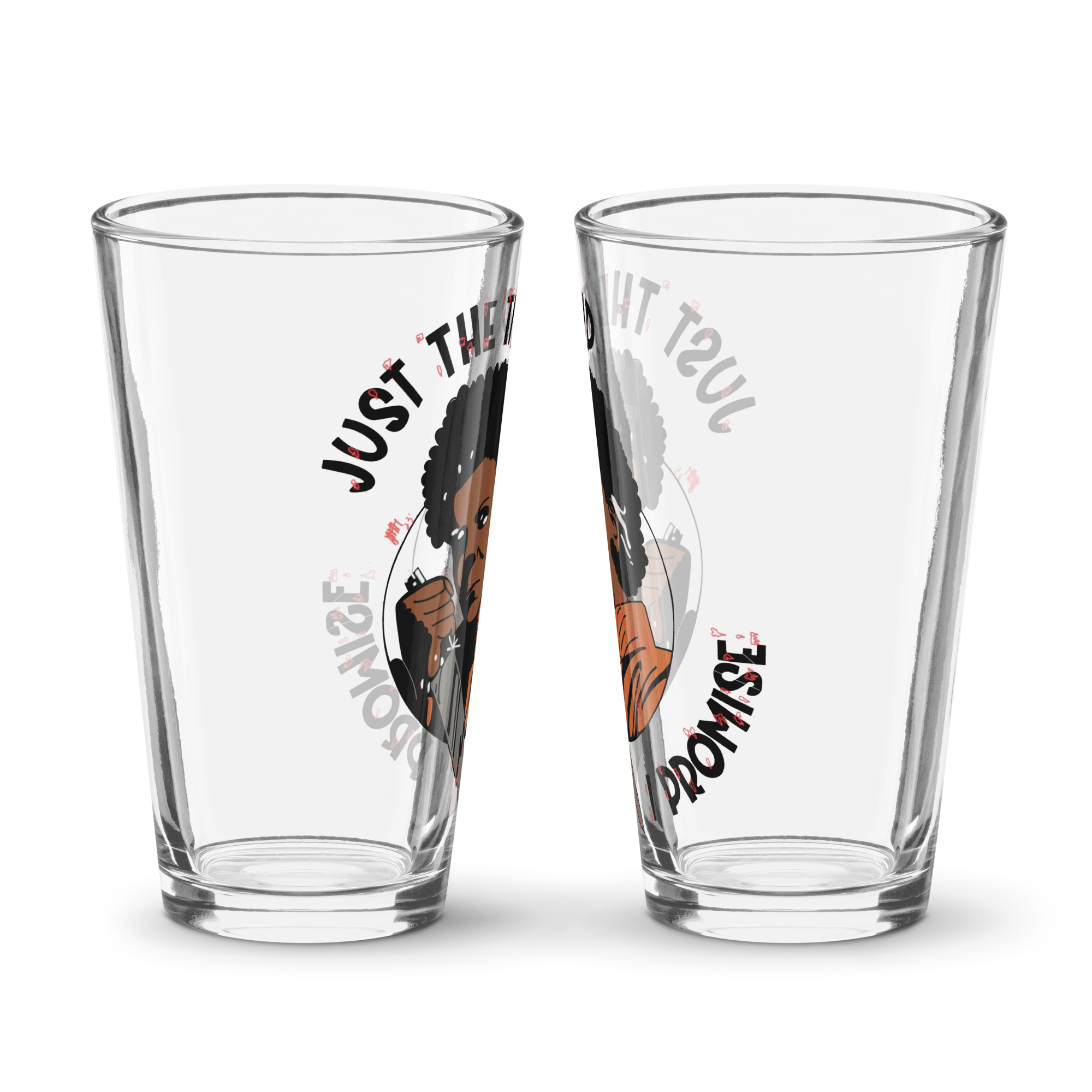 Just The Tip Shaker Pint Glass