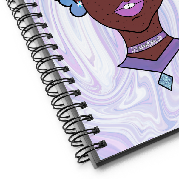 Blue Booberry Spiral Notebook
