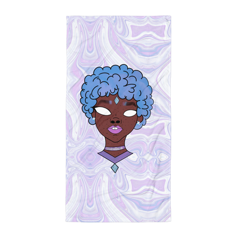 Blue Booberry Towel