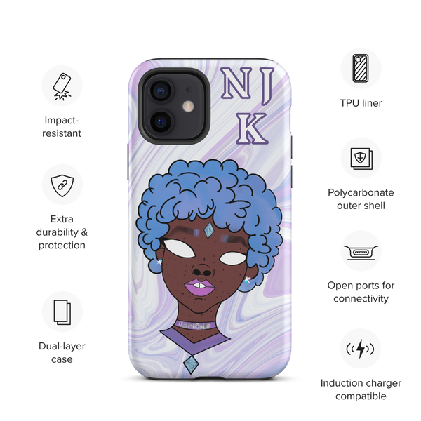 Blue Booberry Tough Case for iPhone®