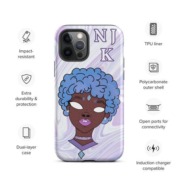 Blue Booberry Tough Case for iPhone®