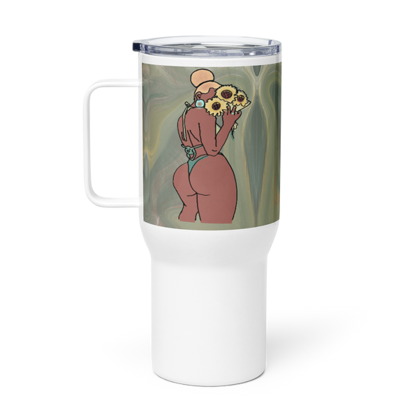 Big Booty Belle Travel Mug With A Handle