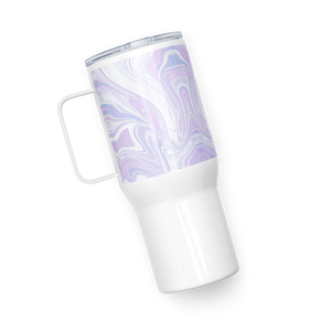 Blue Booberry Travel Mug With A Handle