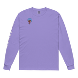 Blue Booberry Garment-Dyed Heavyweight Long-Sleeve Shirt